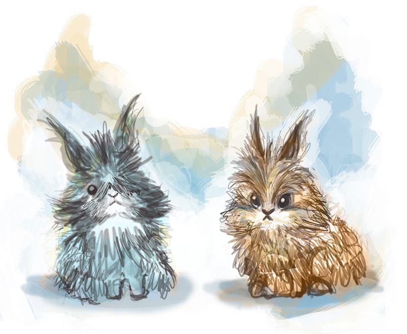 Logo les petits lapins