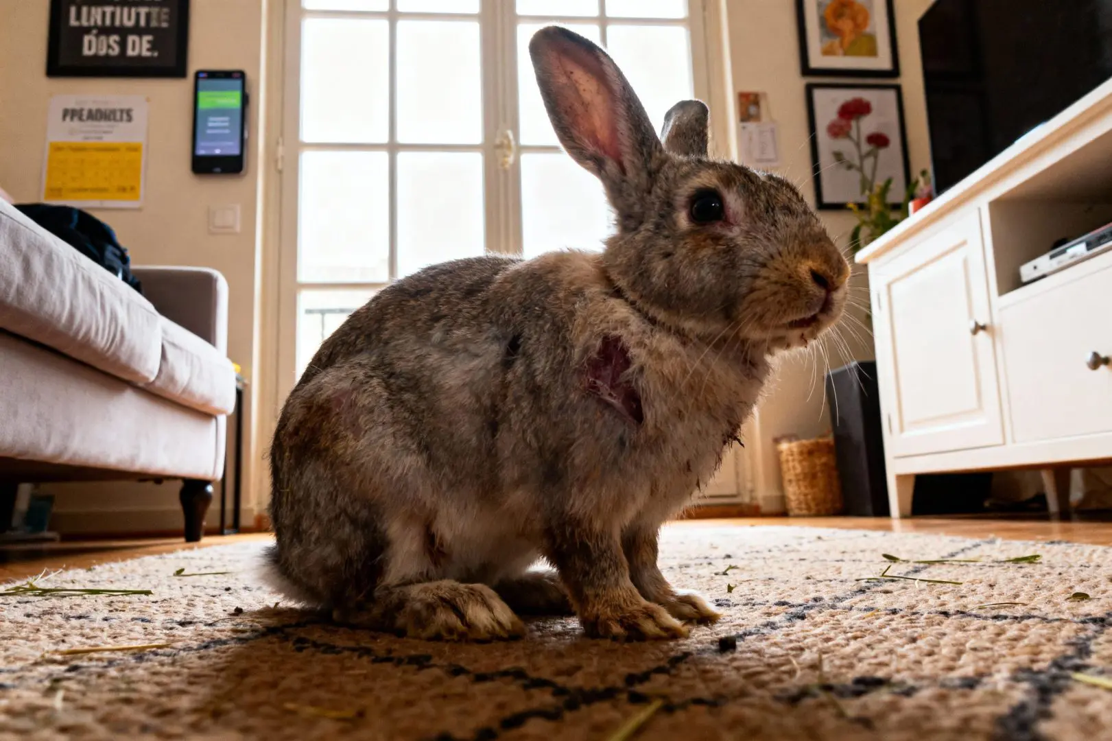 signe de la fin de vie d'un lapin